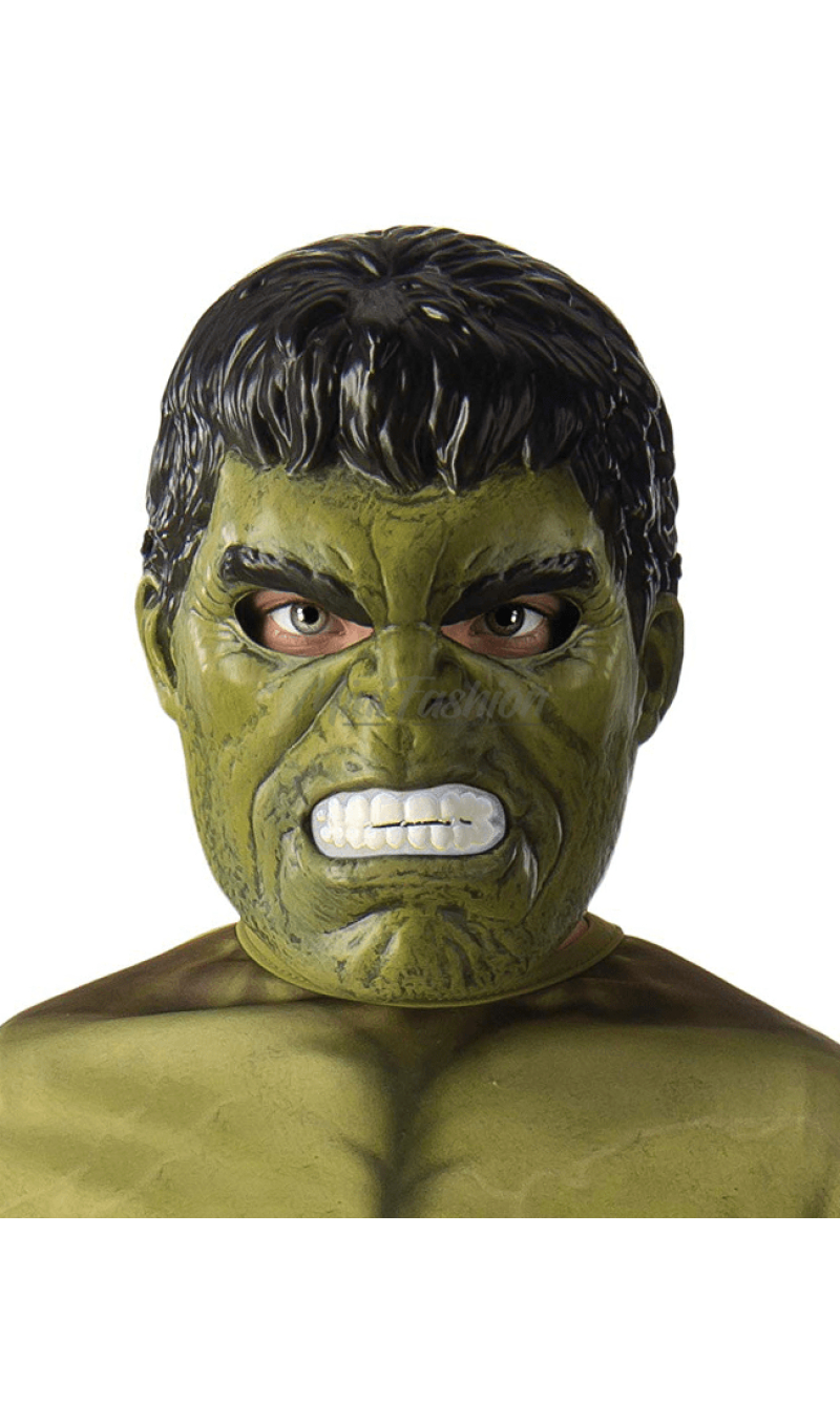 Marvel Avengers Hulk Half  Mask - Child One Size