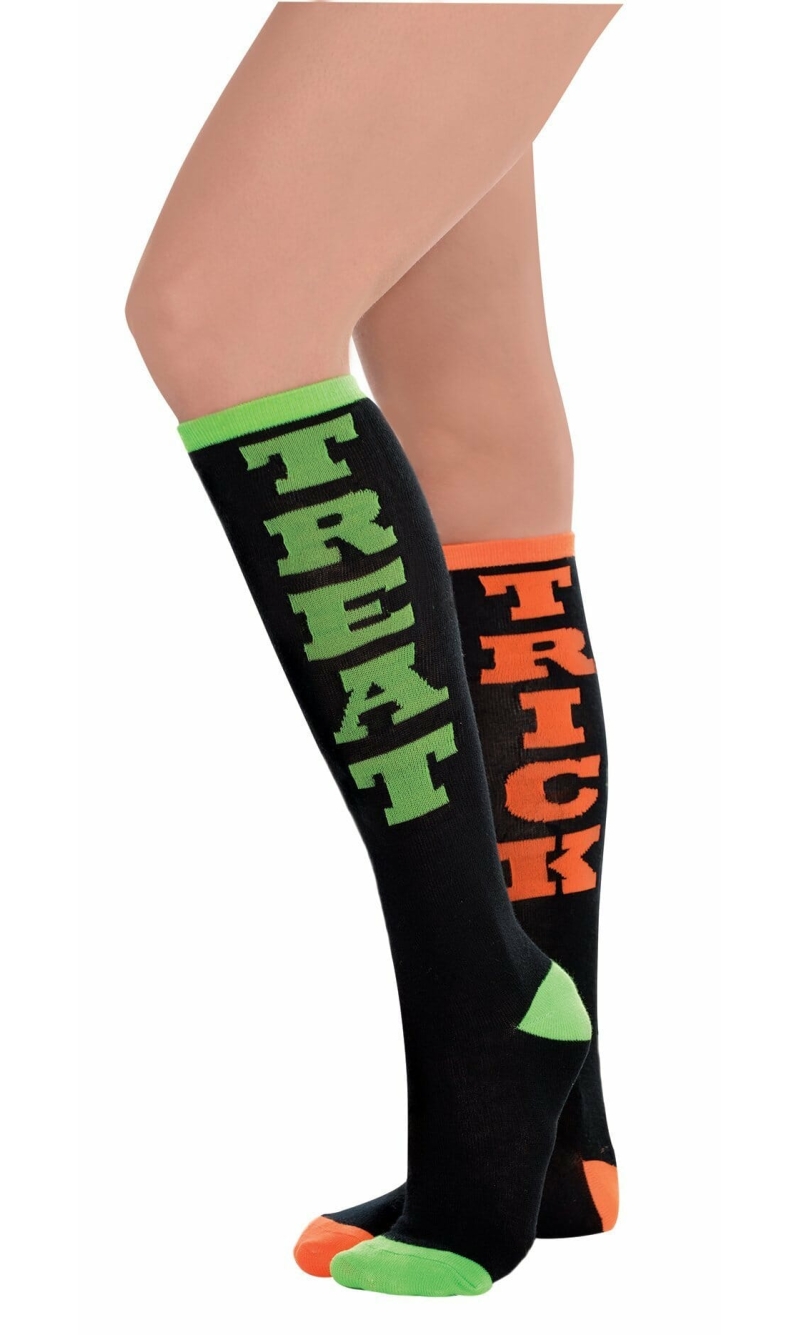 Socks Trick or Treat Knee High Size EU 38/41 - Age 14+