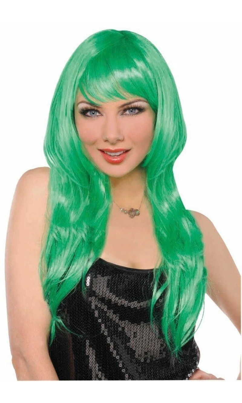 Green Glamorous Wig - Adult One Size