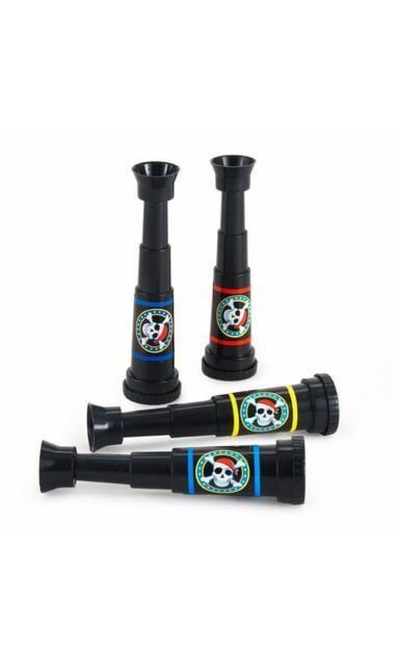 Pirates Spy Glasses - 4pk