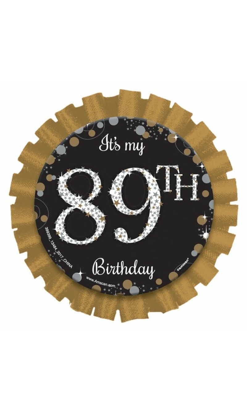 Gold Sparkling Celebration Add an Age Badge - 10cm