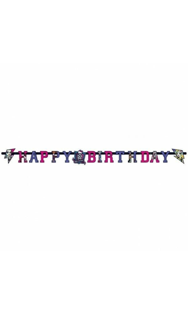 Monster High Letter Banner 180m