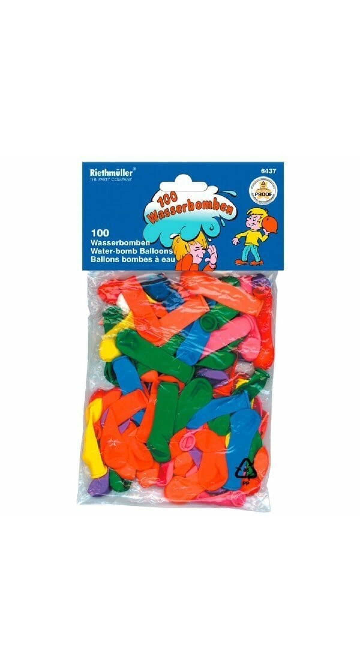 Water Balloons Assorted Colours - 100pk