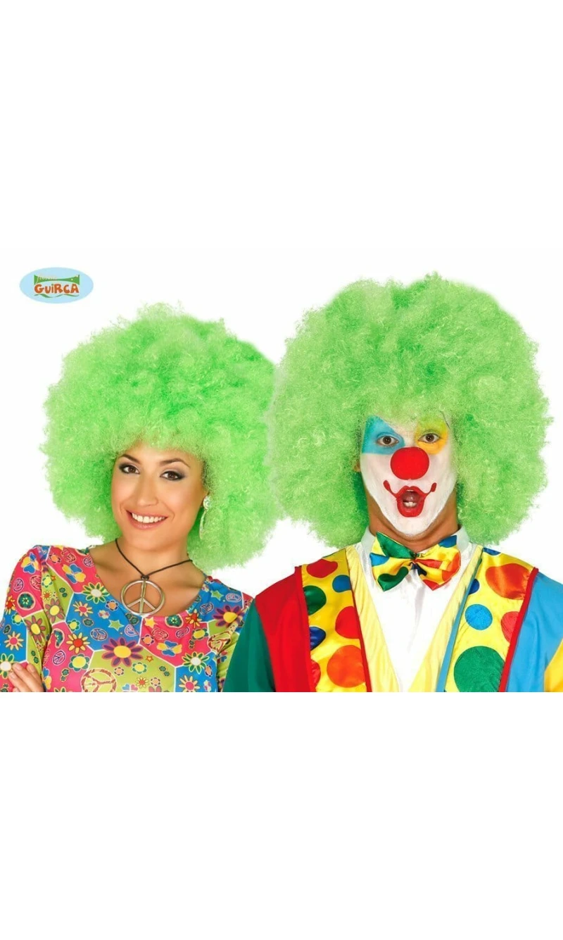 Green Afro Wig (Hippie) - Adult One Size