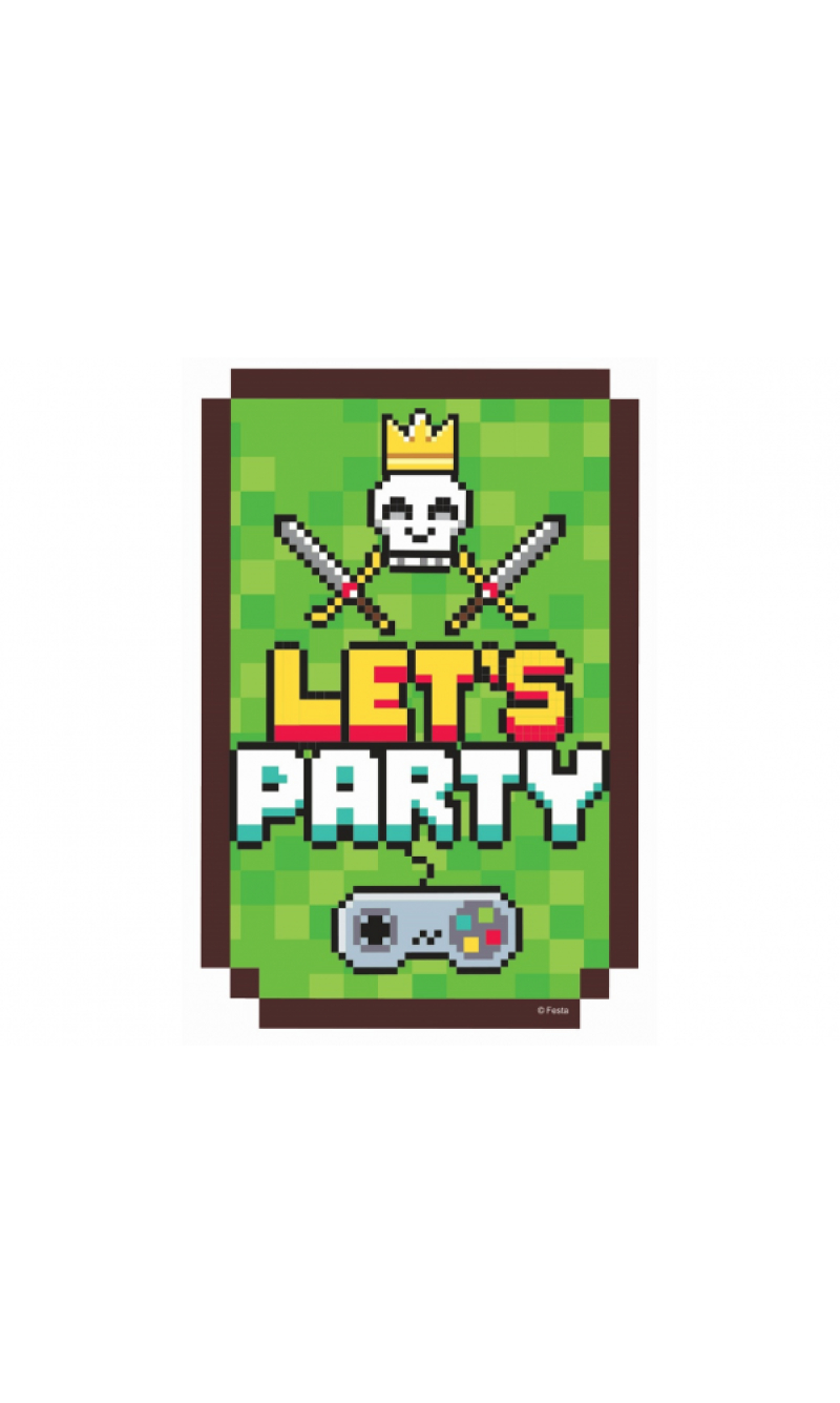 Game On Invitations With Envelopes - 6pk