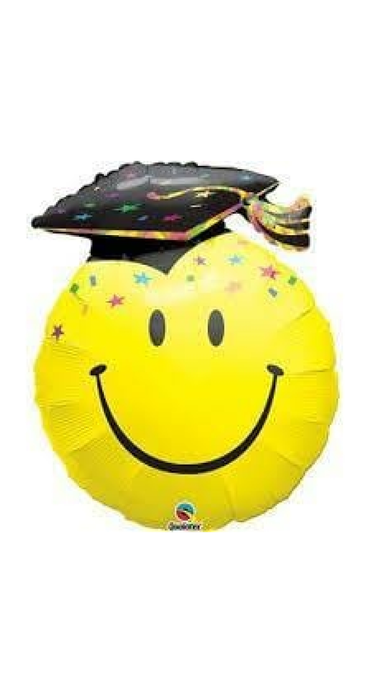 Smile Face Party Grad Shape Foil Balloon - 36''