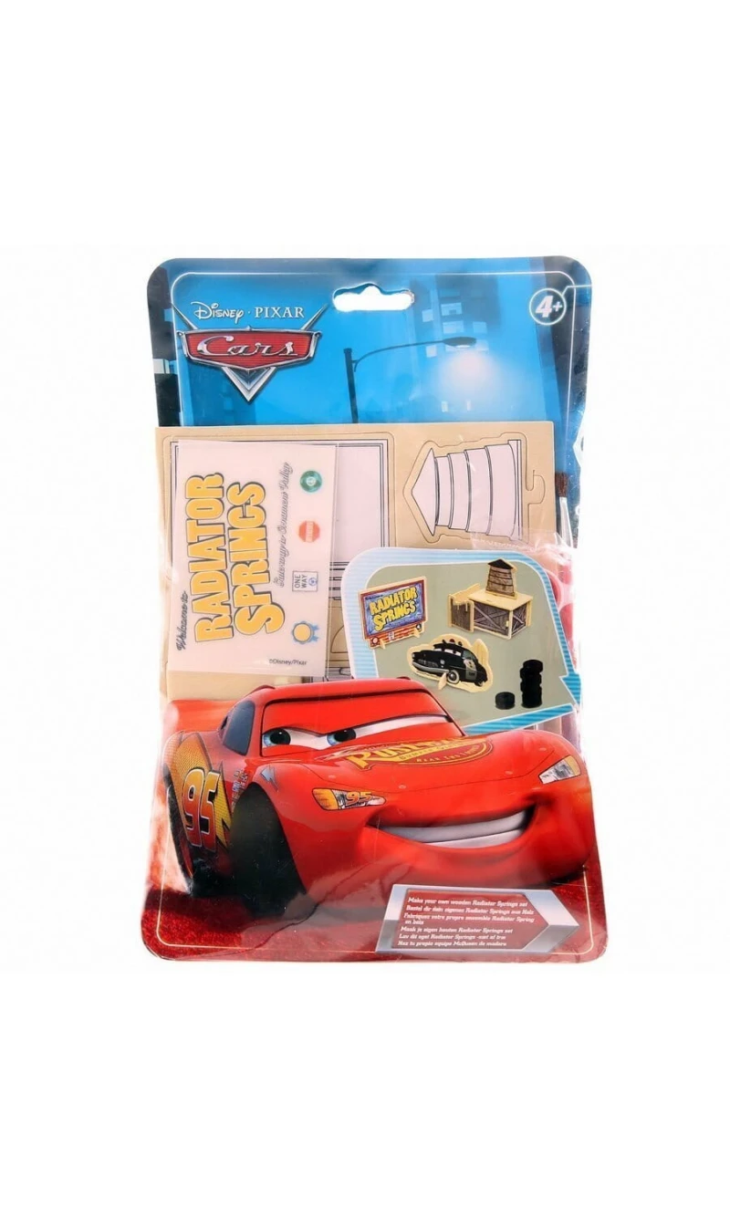 Cars Make Your Own Wodden Radiator Springs Set