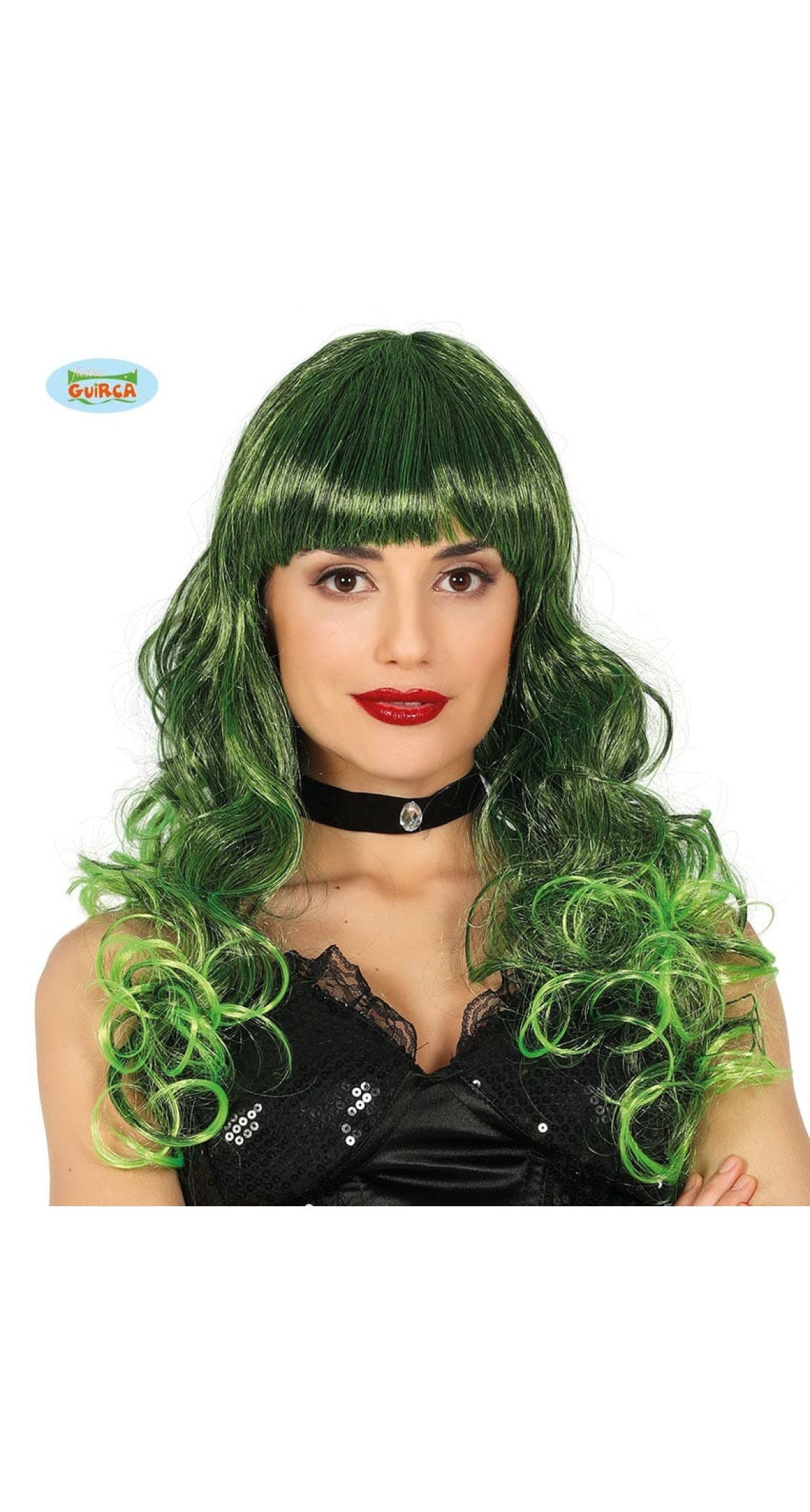 Green Curly Wig - Adult One Size