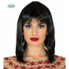 Black Sparkly Wig - Adult One Size