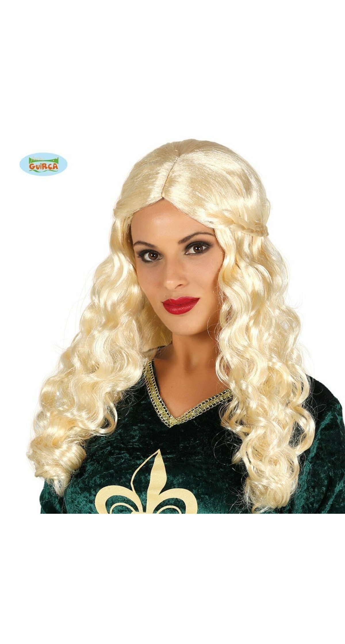 Blonde Curly Wig With Braids