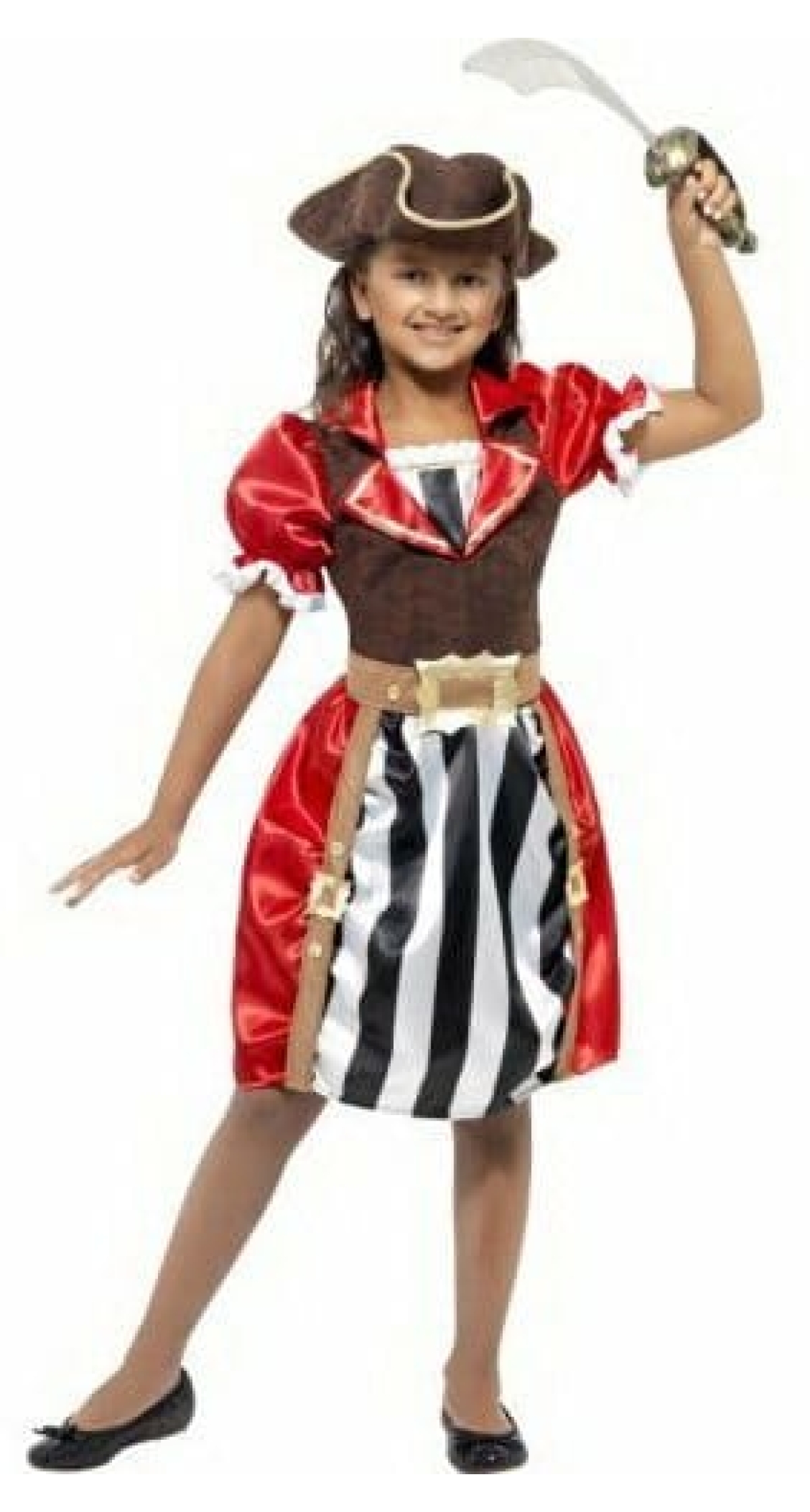 Pirate Captain Girls - Age 4 to 6 Years