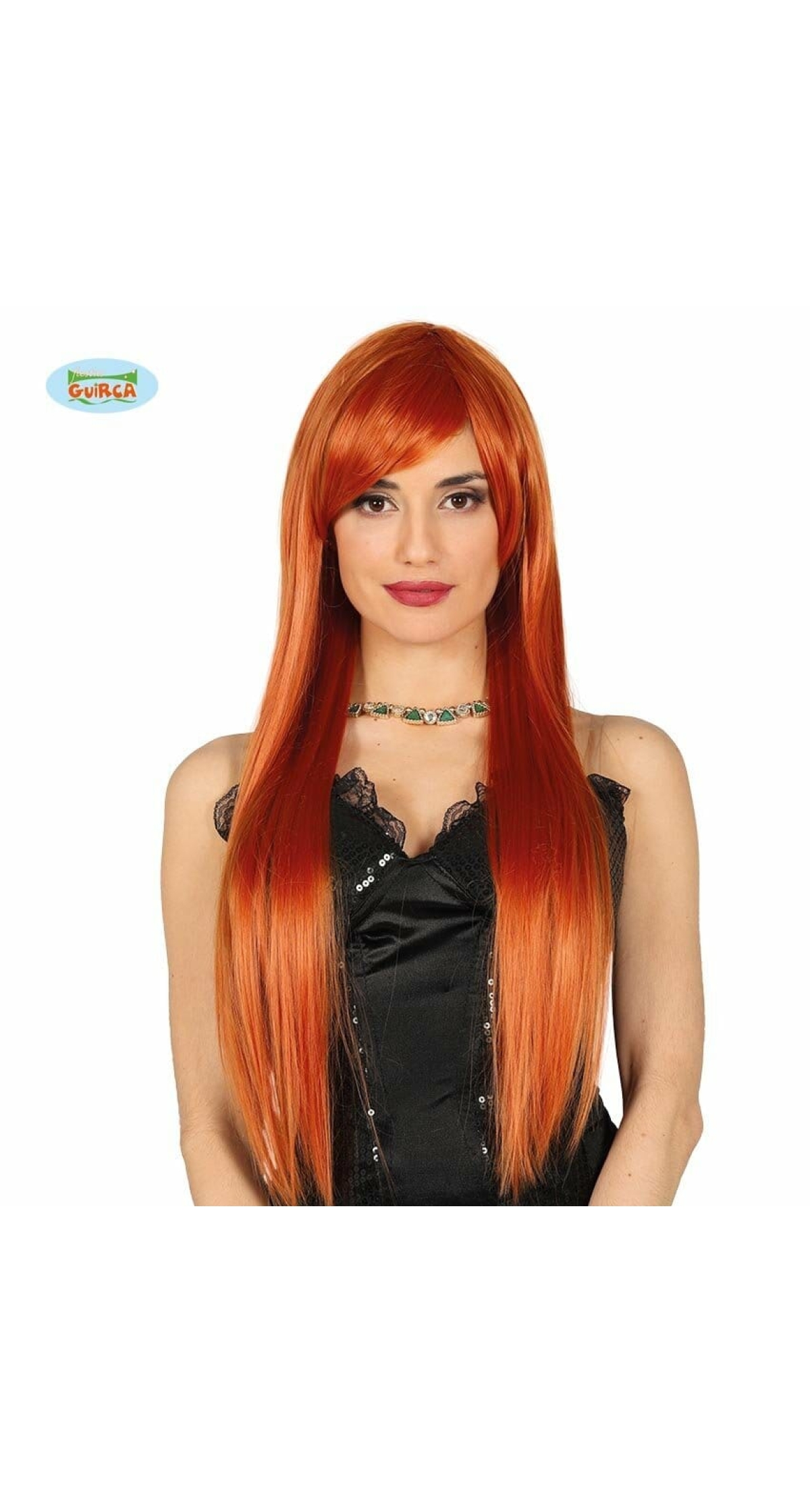 Brown Straight Deluxe Wig