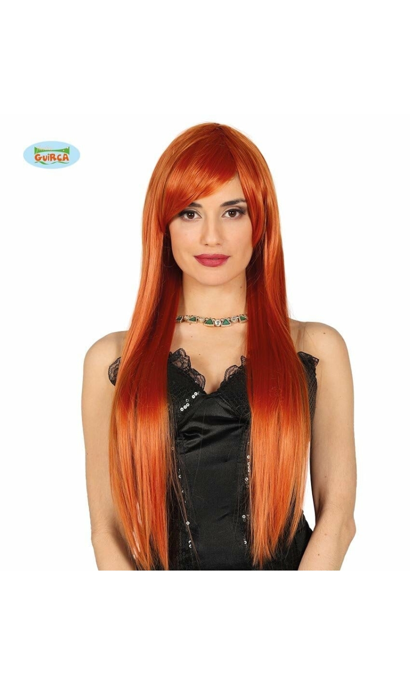 Brown Straight Deluxe Wig