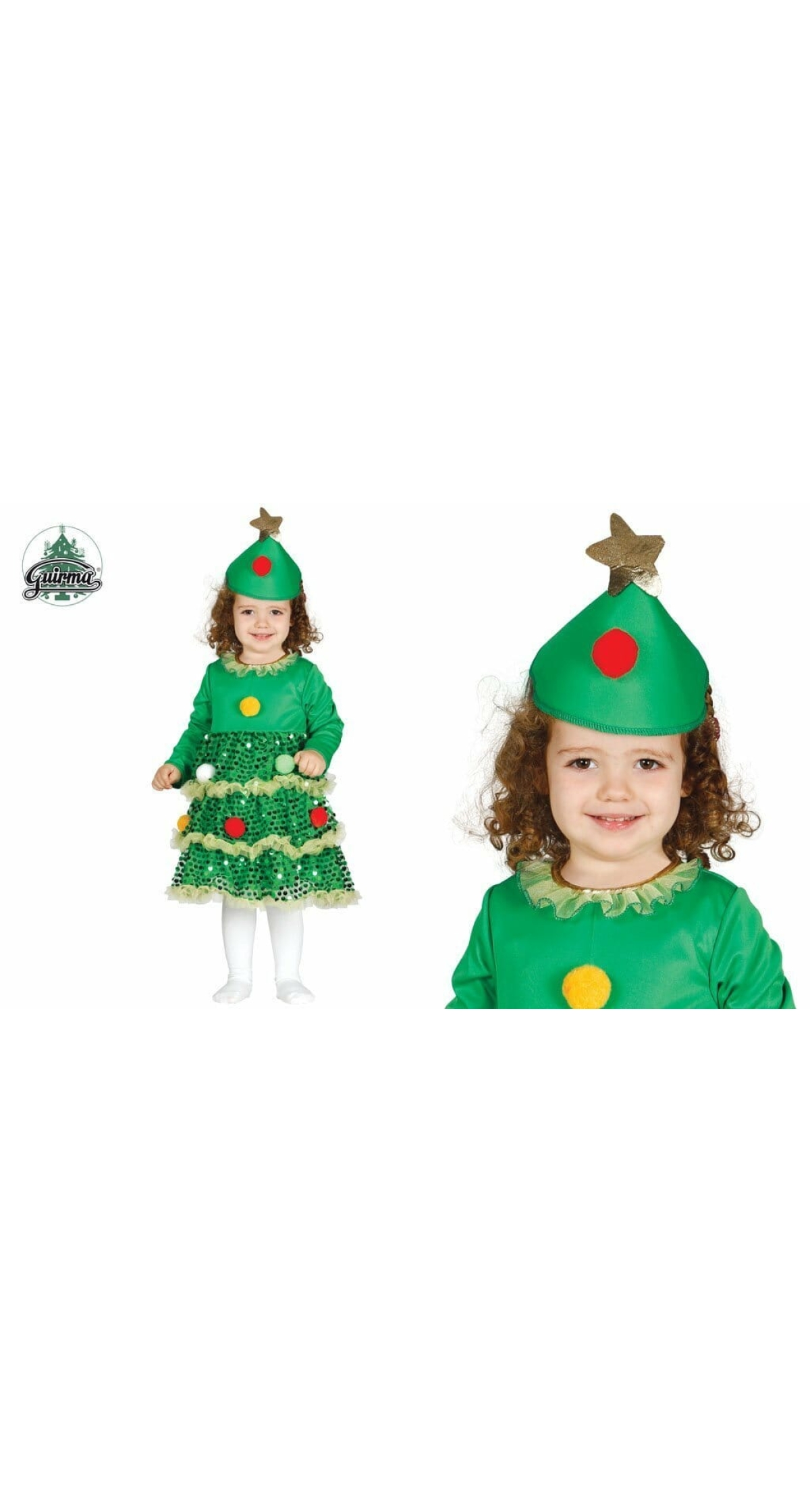 Shiny Christmas Tree Baby - Age 12 to 24 Months