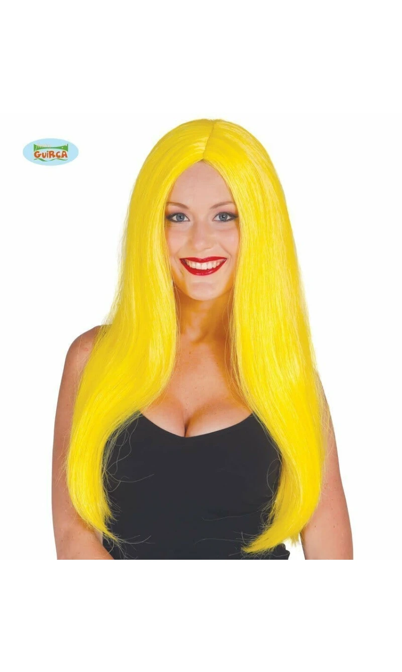 Yellow Long Wig (Super Melena) - Adult One Size