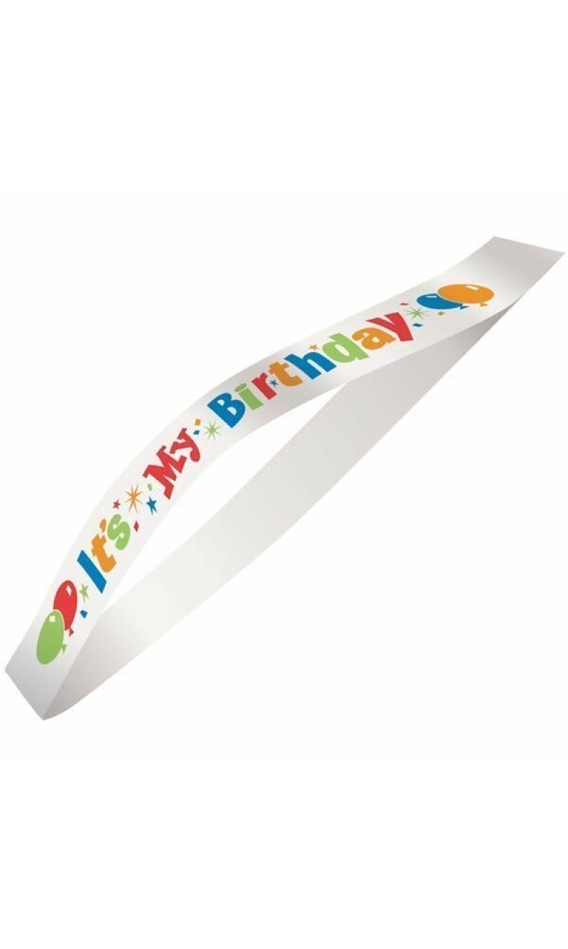 It's my Birthday Satin Sash