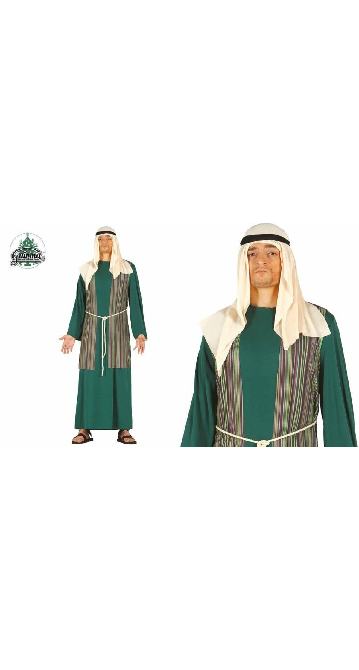 Shepherd Man Green (San Jose' Pastor) - Adult One Size