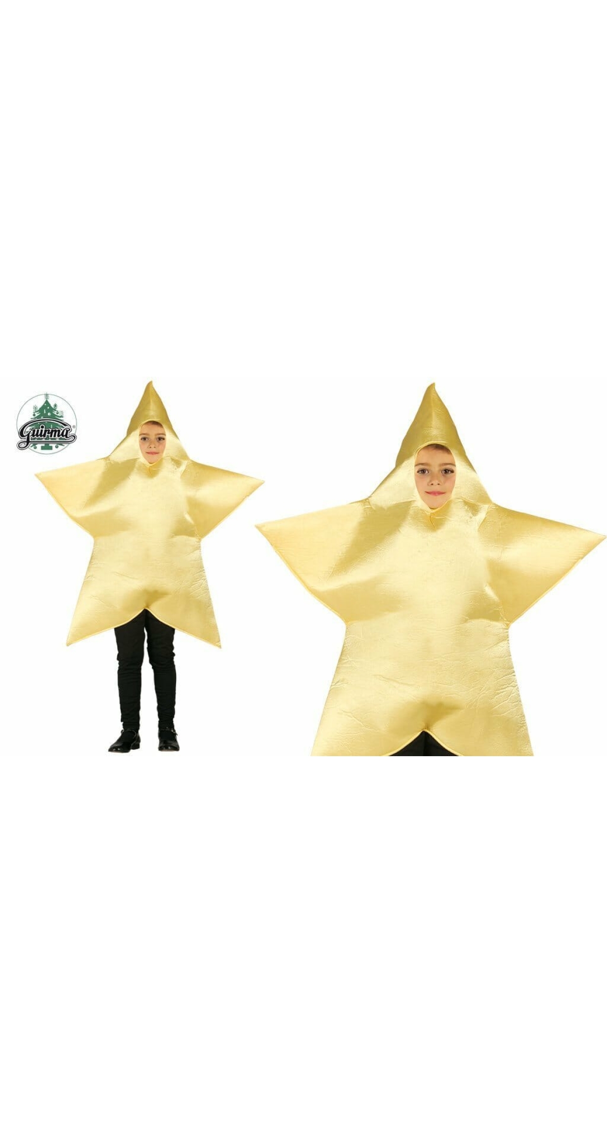 Star Kids Costume (Estrella De Navidad) Age 5 to 6 Years