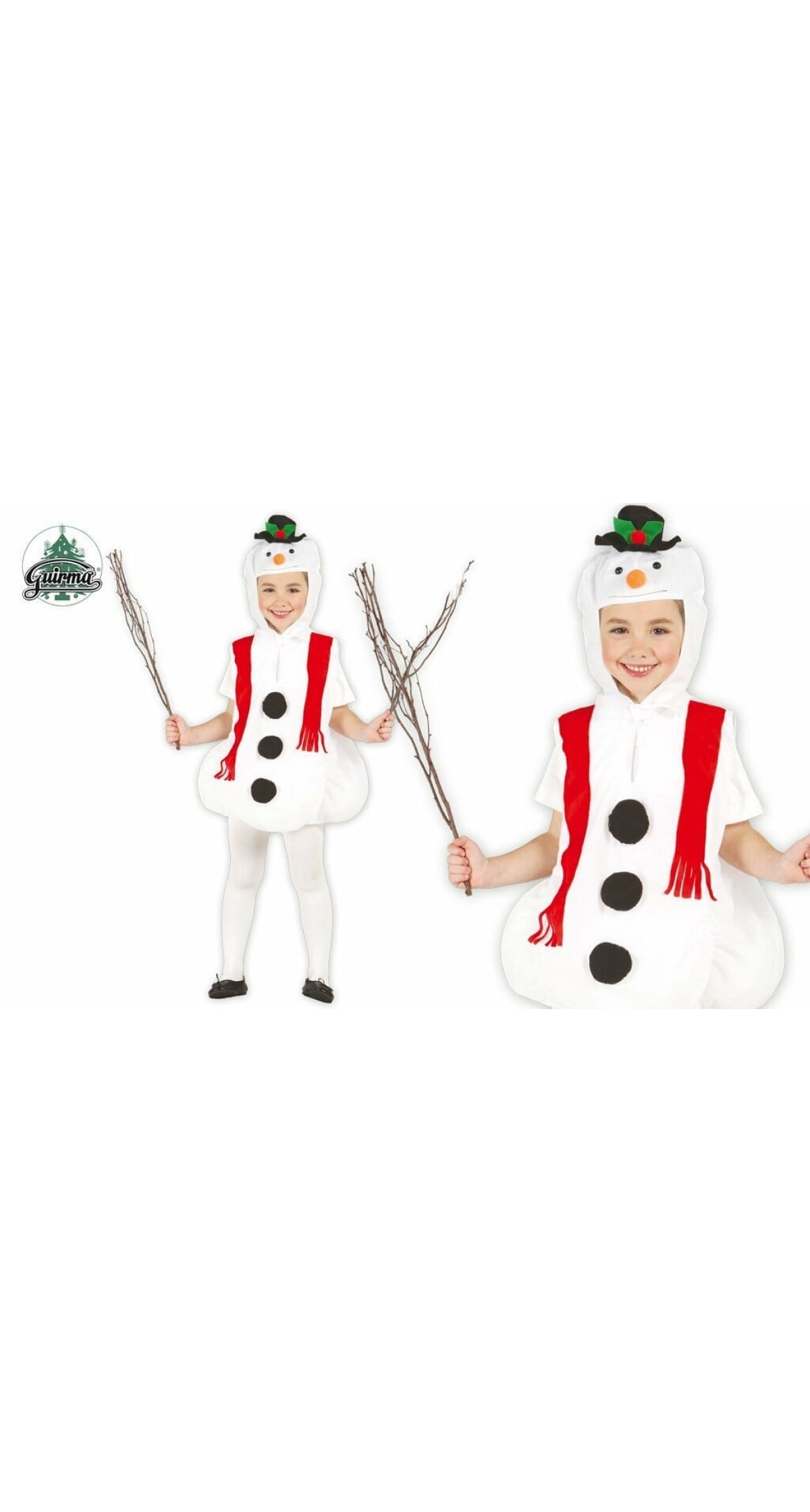 Snow Girl (Muneco De Neve) Age 7 to 9 Years