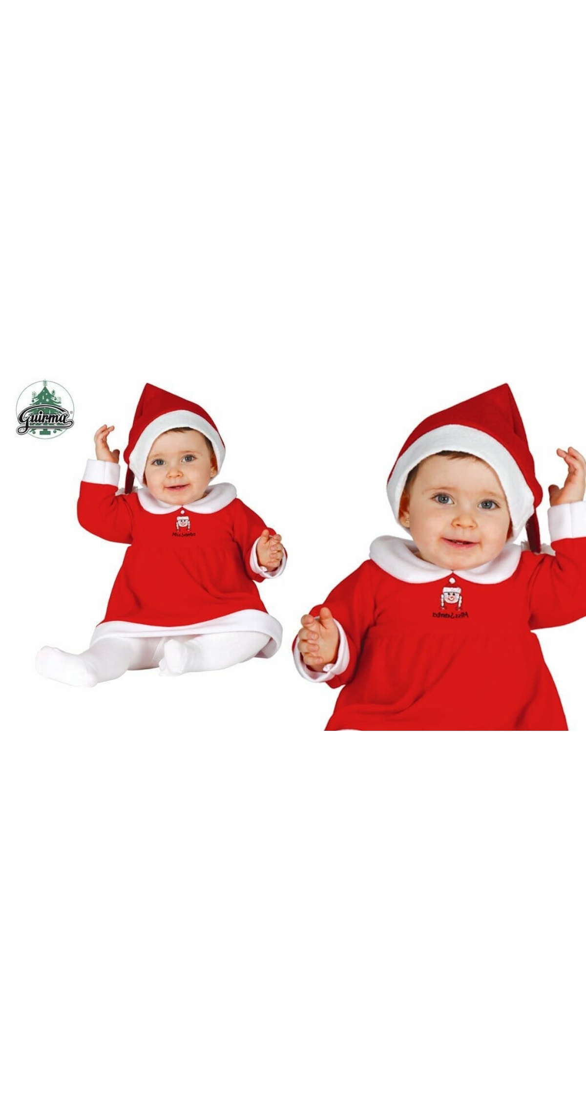 Baby Santa (Mama Noel) - Age 6 to 12 Months