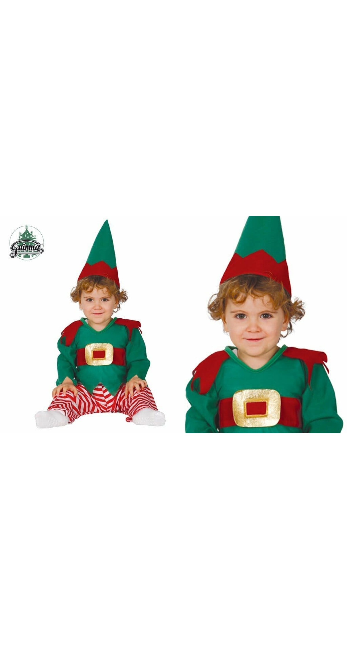Cute Baby Elf  (Elfo Baby) - Ages 12 to 24 Months