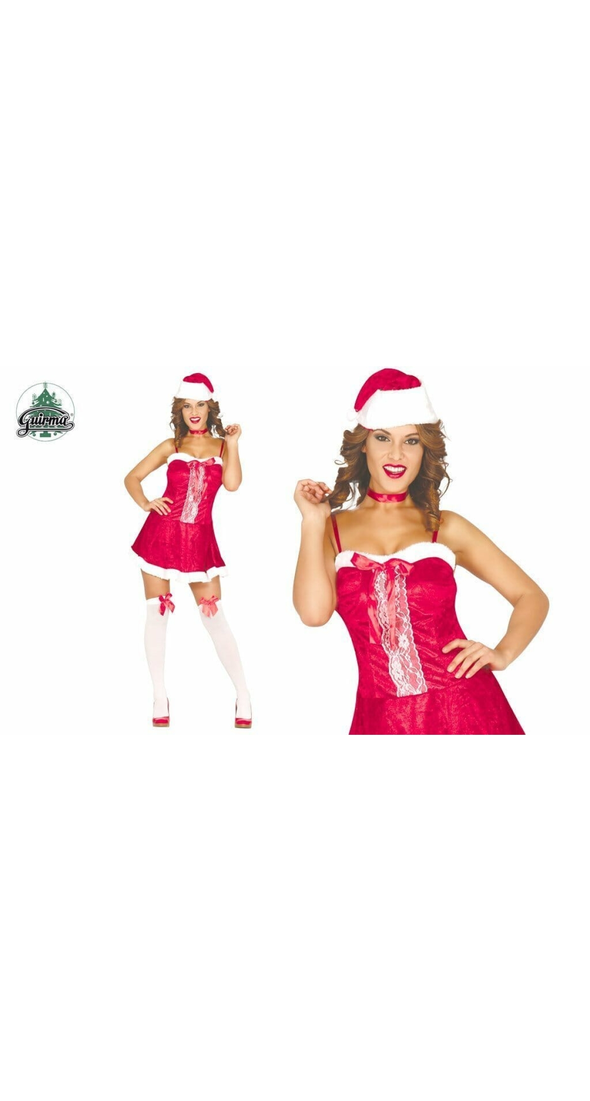 Sexy Mrs Santa (Mama Noel) - Adult Size Medium