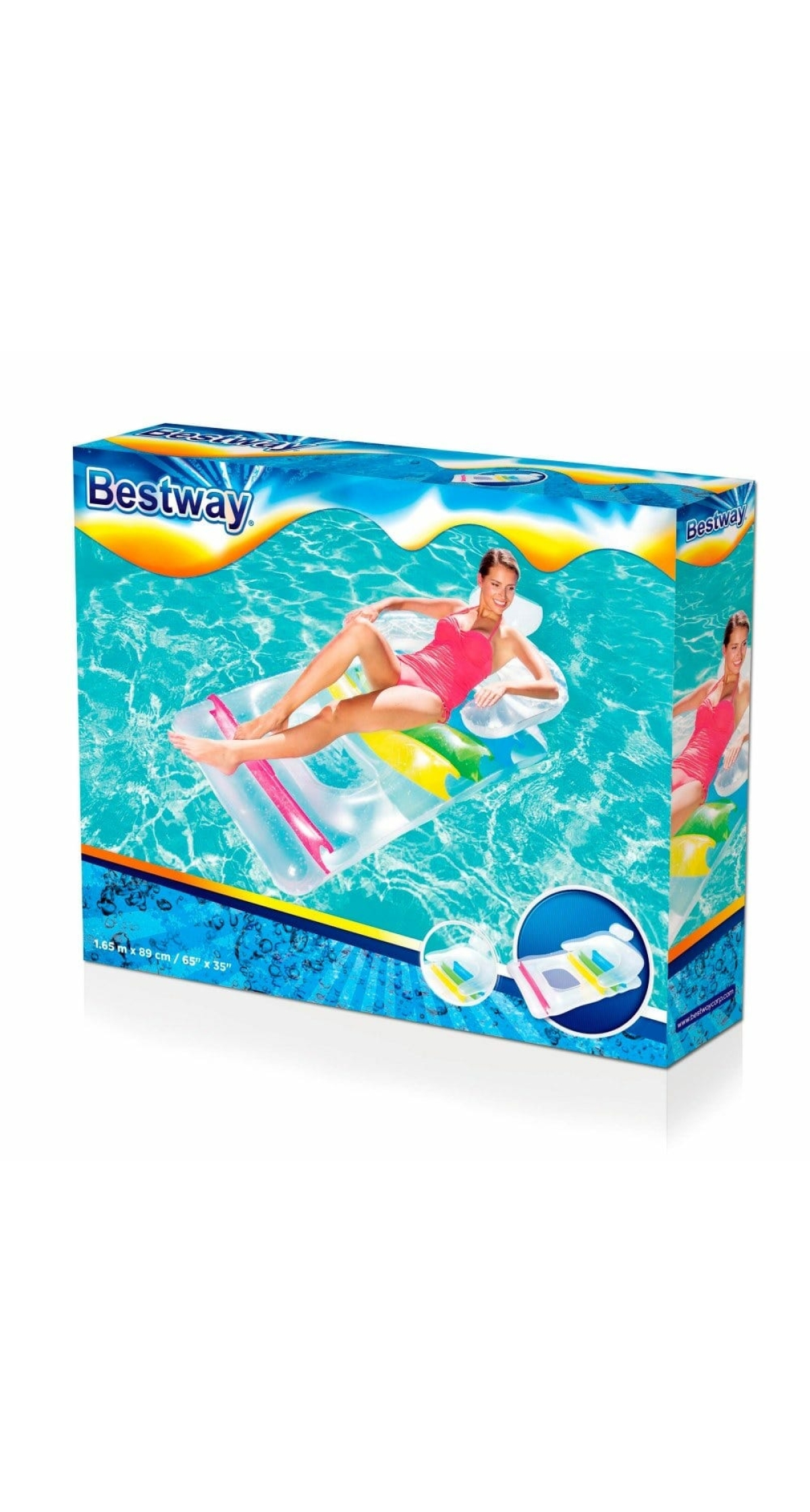 Bestway Inflatable Kool Lounge 165x89cm (Online Only)