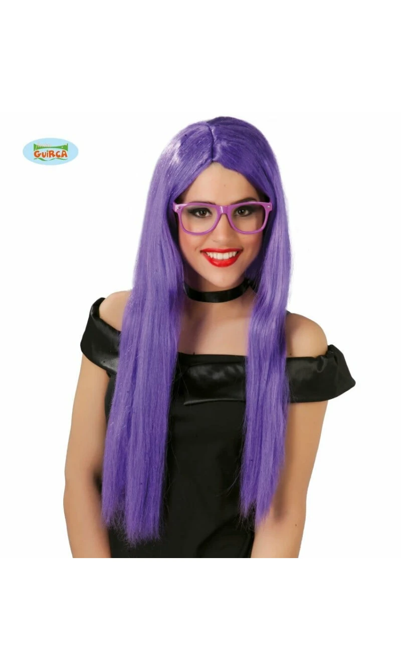 Purple Long Wig (Super Melena) - Adult One Size