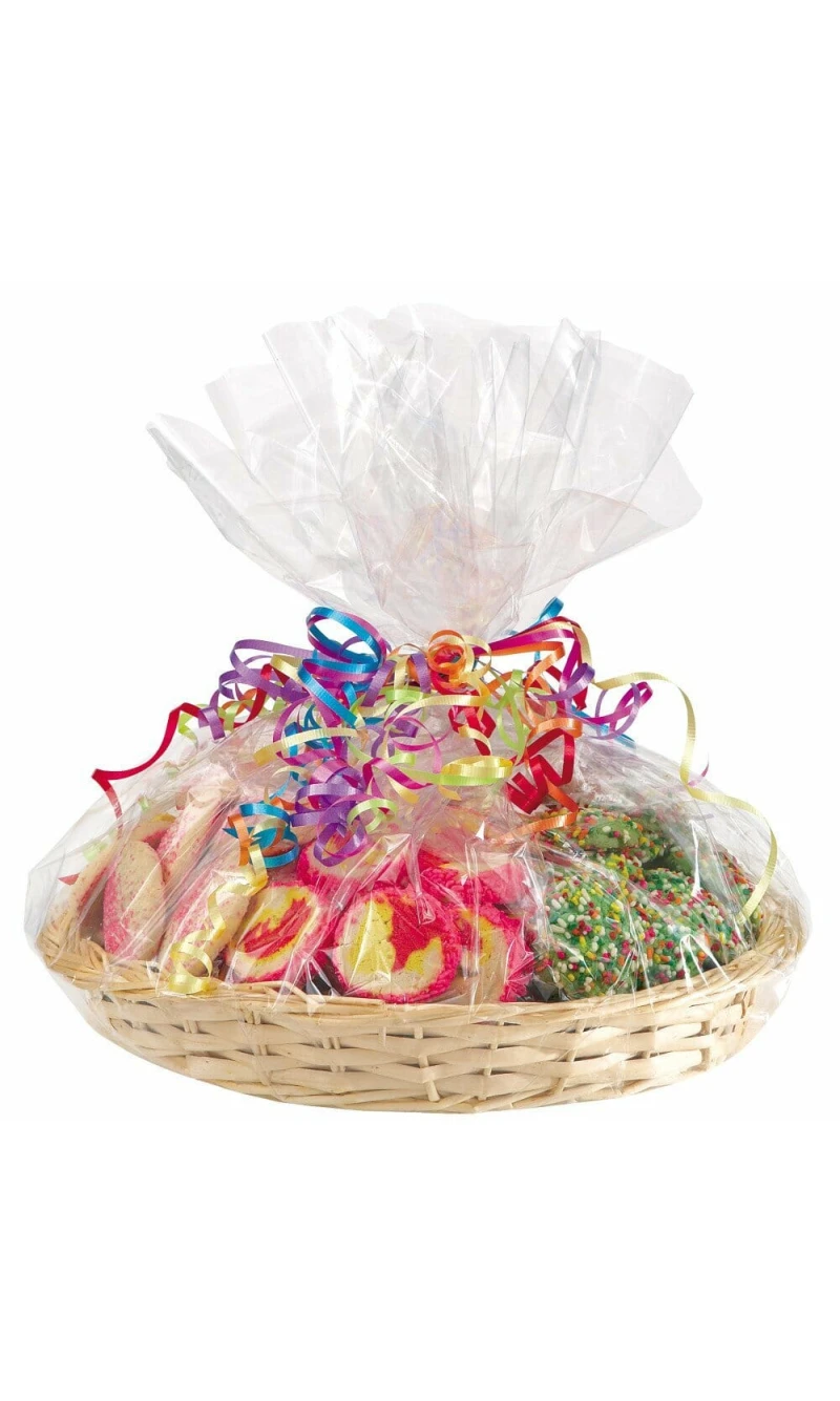Clear Cellophane Gift Wrap - 30 Inch x 100 ft