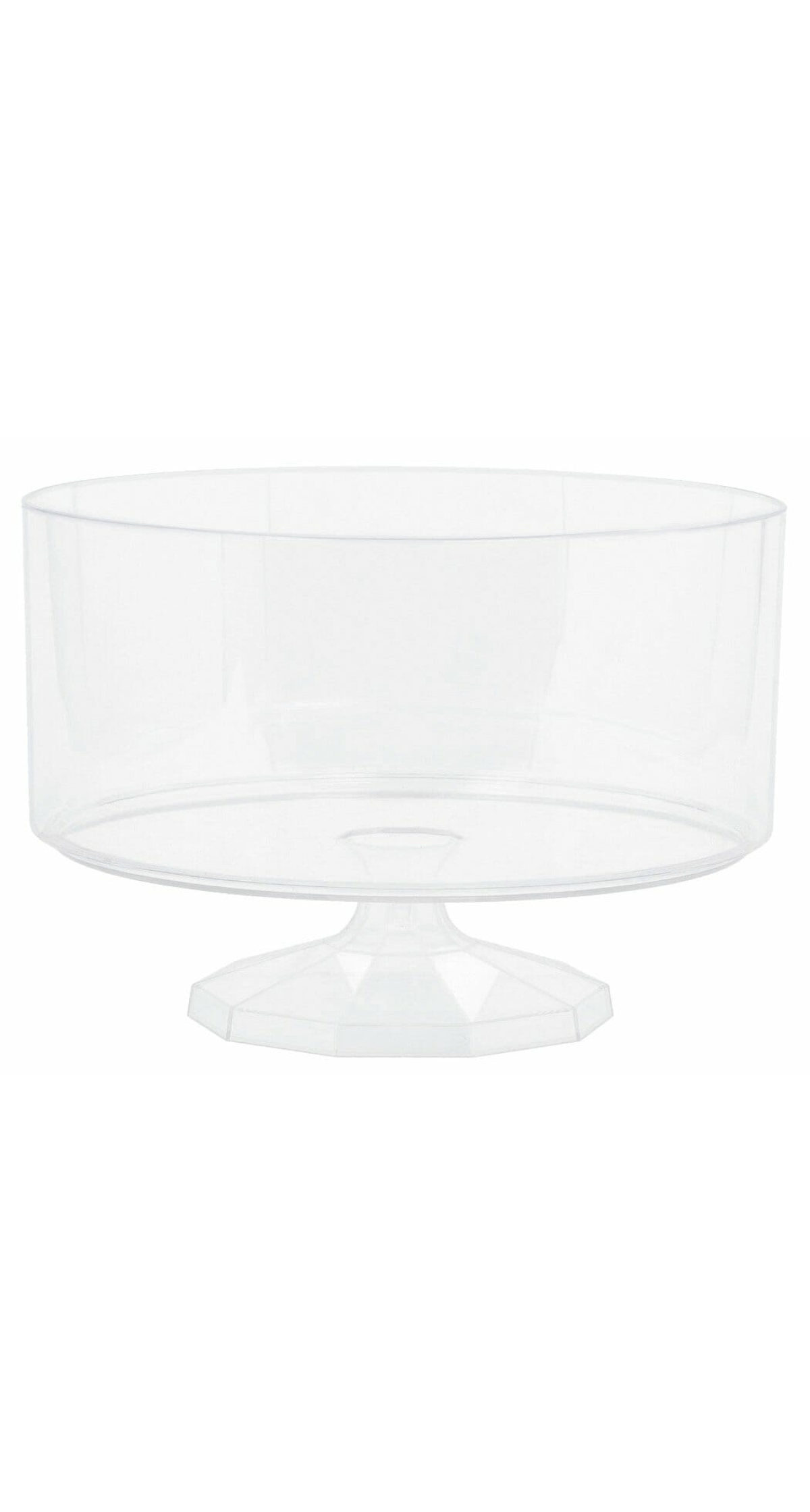 Clear Plastic Trifle Container 19cm x 13cm
