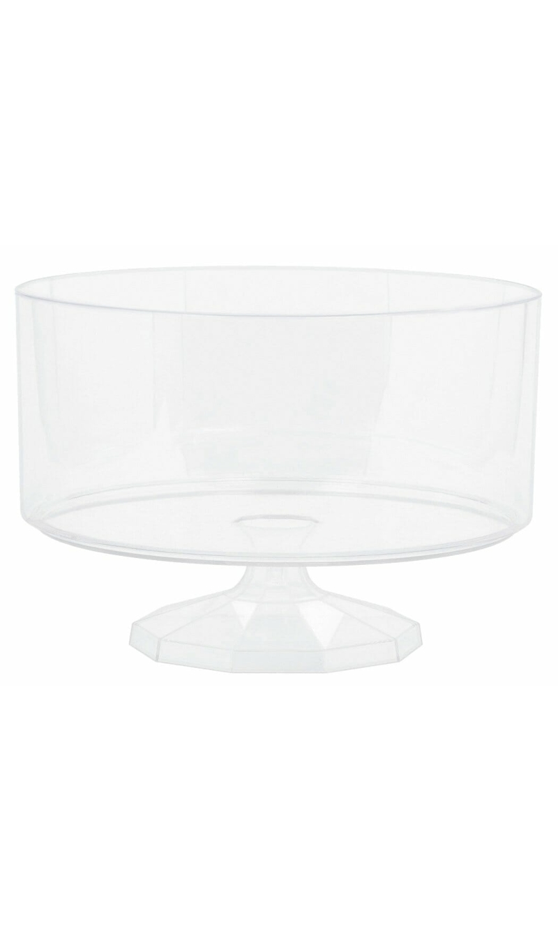 Clear Plastic Trifle Container 19cm x 13cm