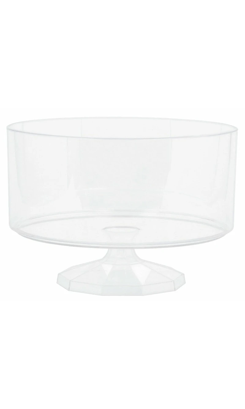 Clear Plastic Trifle Container 19cm x 13cm
