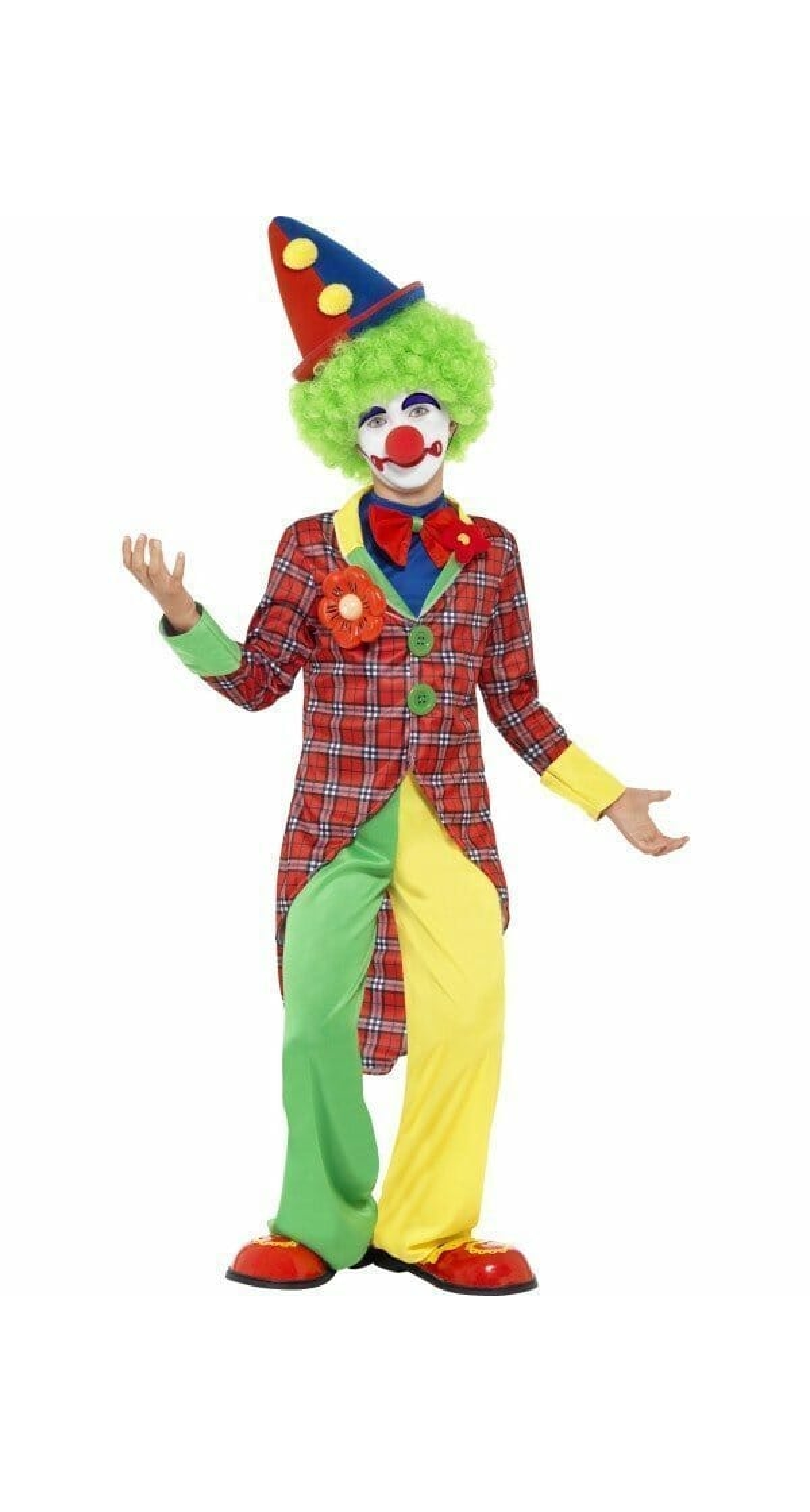 Clown Costume - Age 10 to 12 Years