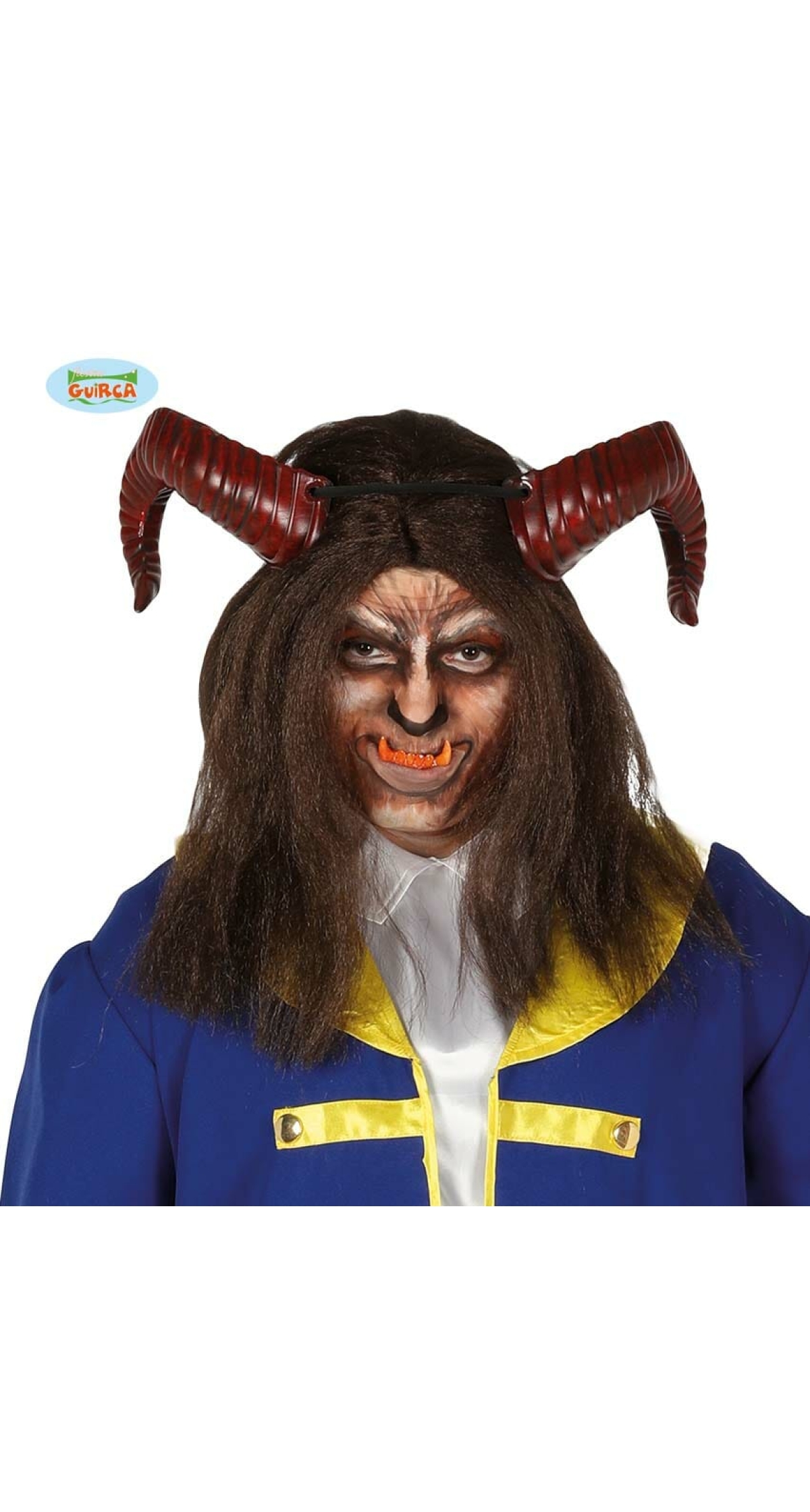 Beast Brown Wig - Adult One Size