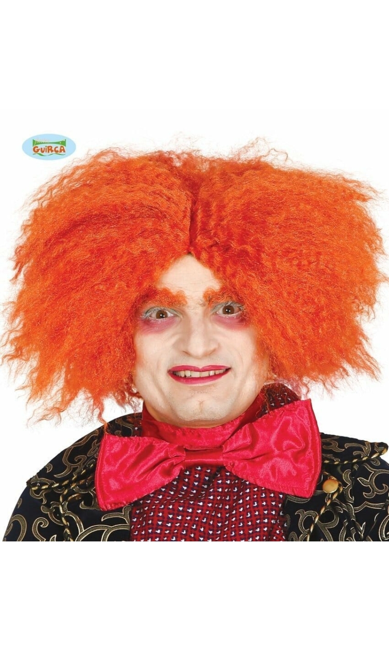 Orange Mad Hatter Wig - Adult One Size