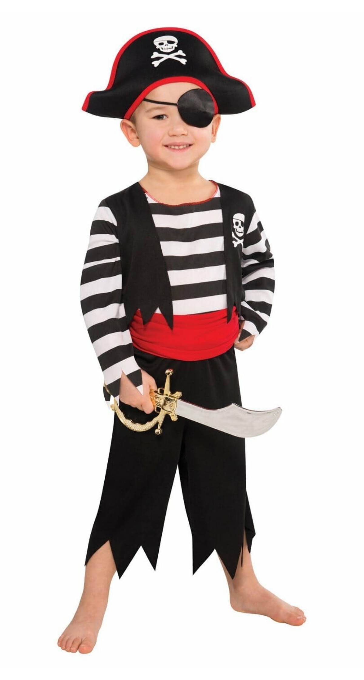 Deckhand Pirate - Age 4 to 6 Years