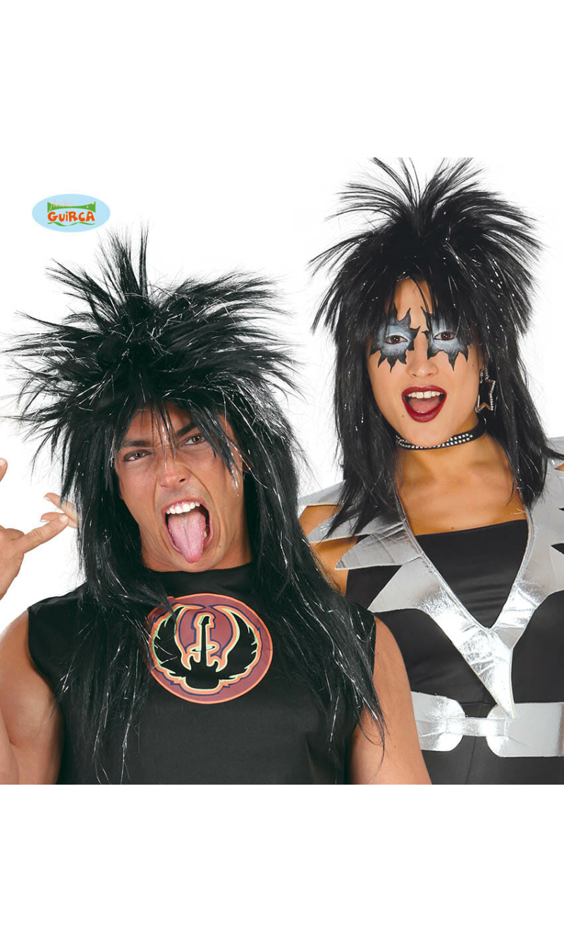 Black Punk Wig - Adult One Size