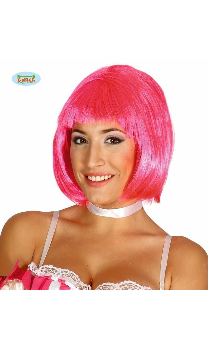 Pink Short Wig (Superstar) - Adult One Size