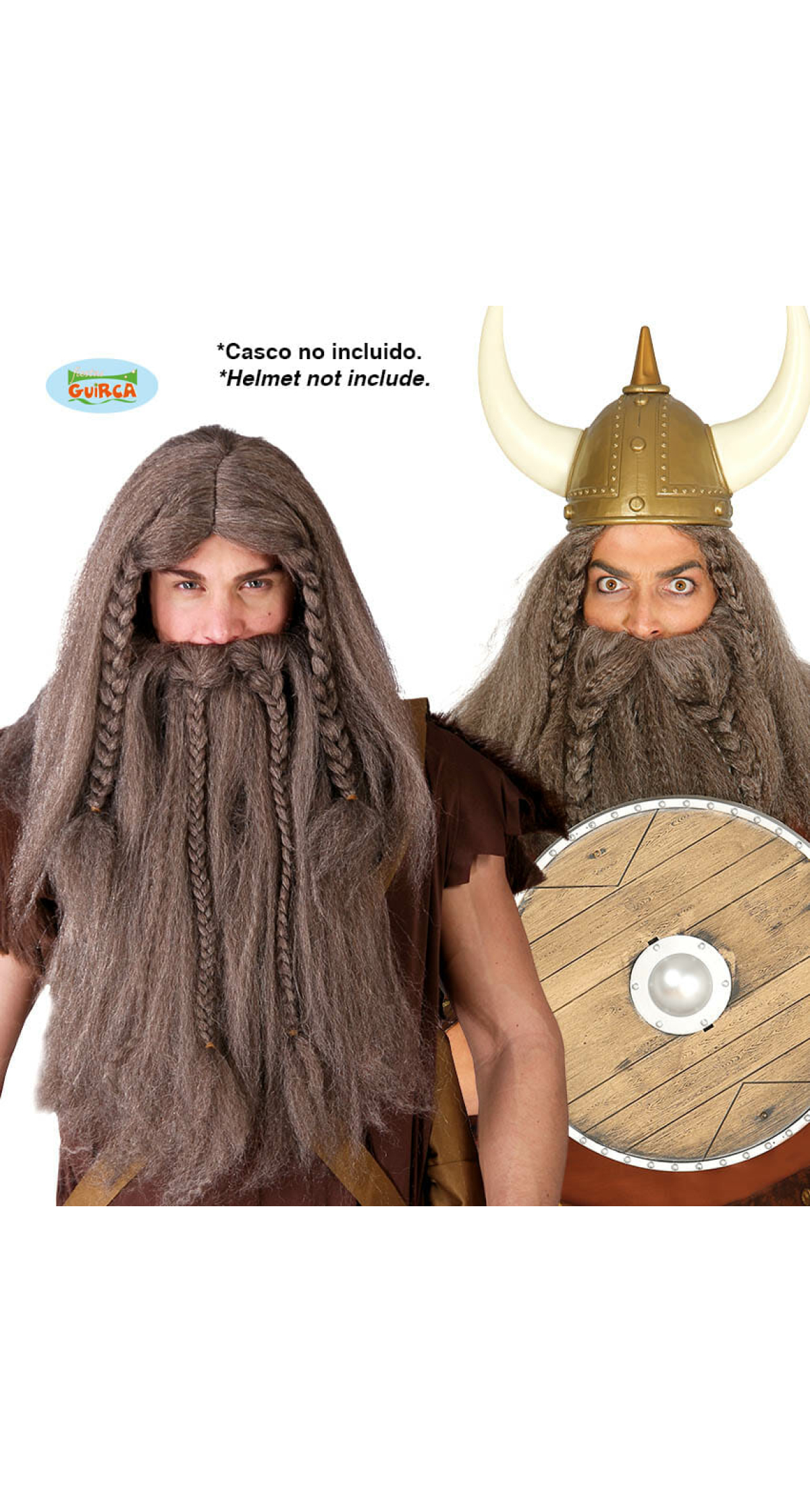 Viking Wig & Beard - Adult One Size