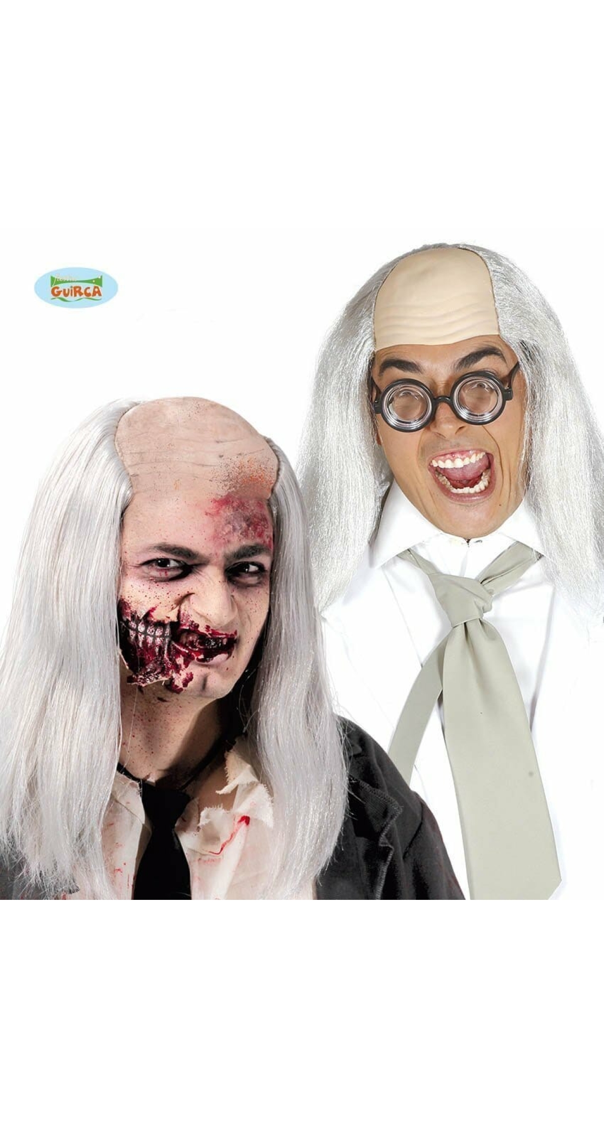 Grey Zombie / Crazy Bald Pate - Adult One Size