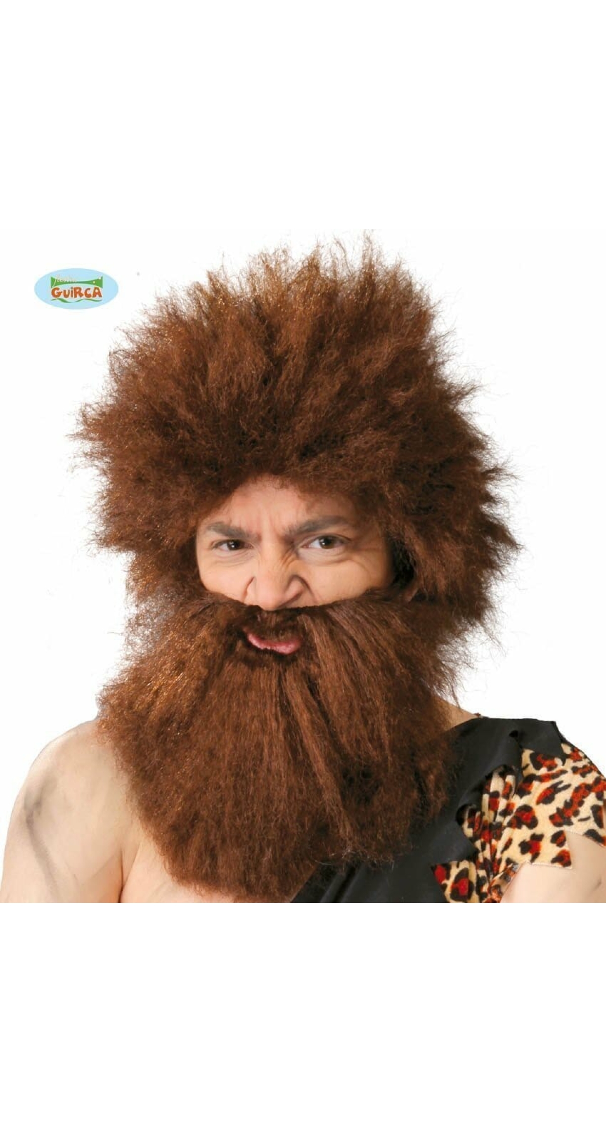 Caveman Wig With Beard