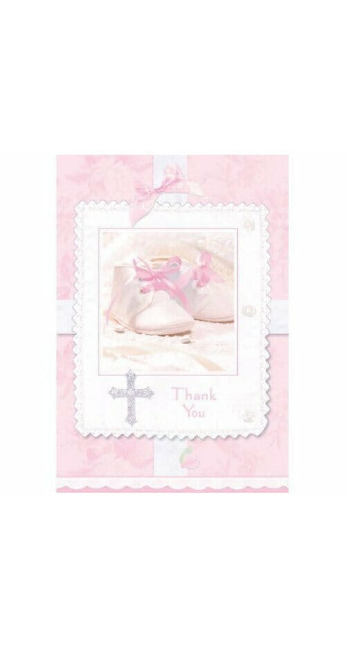 Tiny Blessing Pink Thank You Cards - 8pk