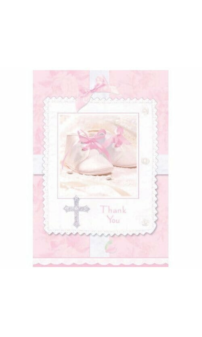 Tiny Blessing Pink Thank You Cards - 8pk