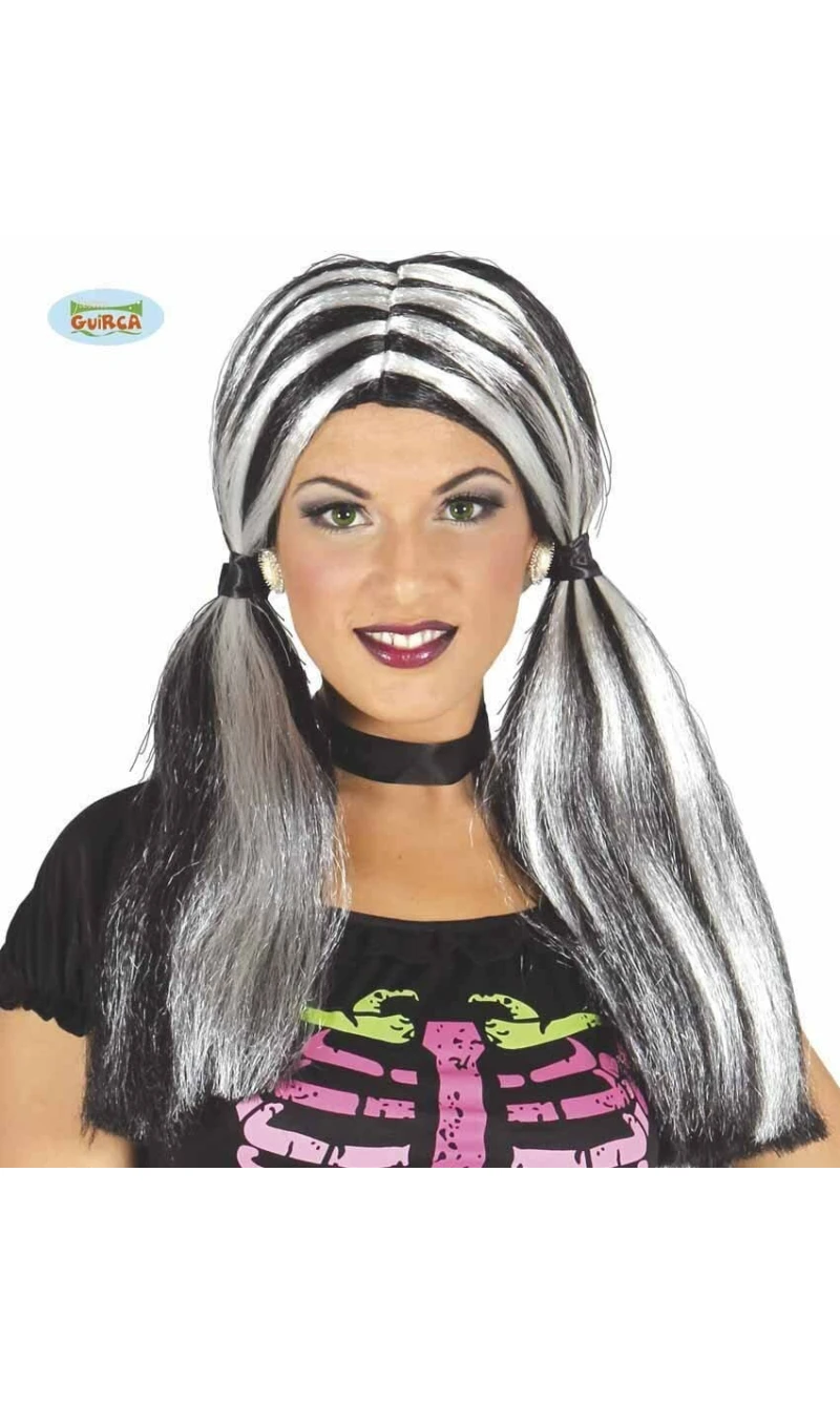 Black & White Witch Wig