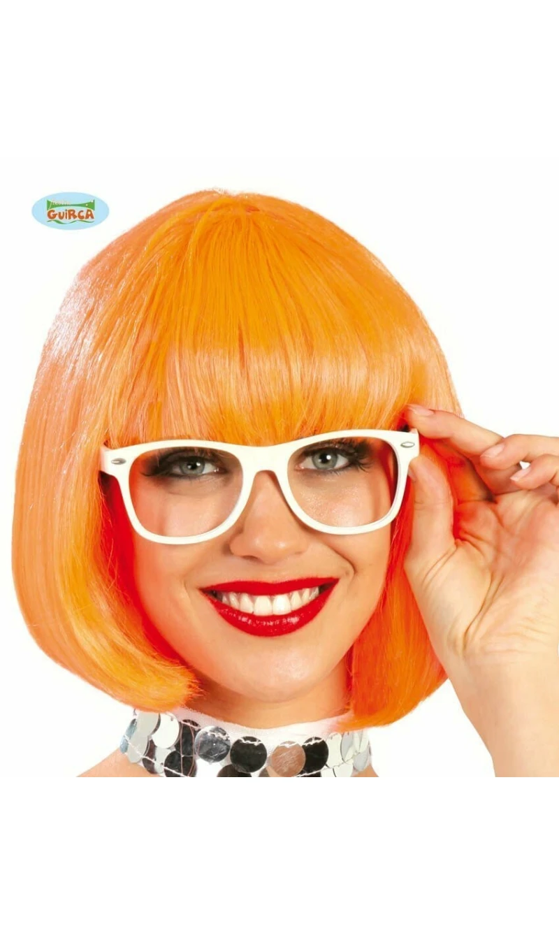 Orange Short Wig (Gogo) - Adult One Size