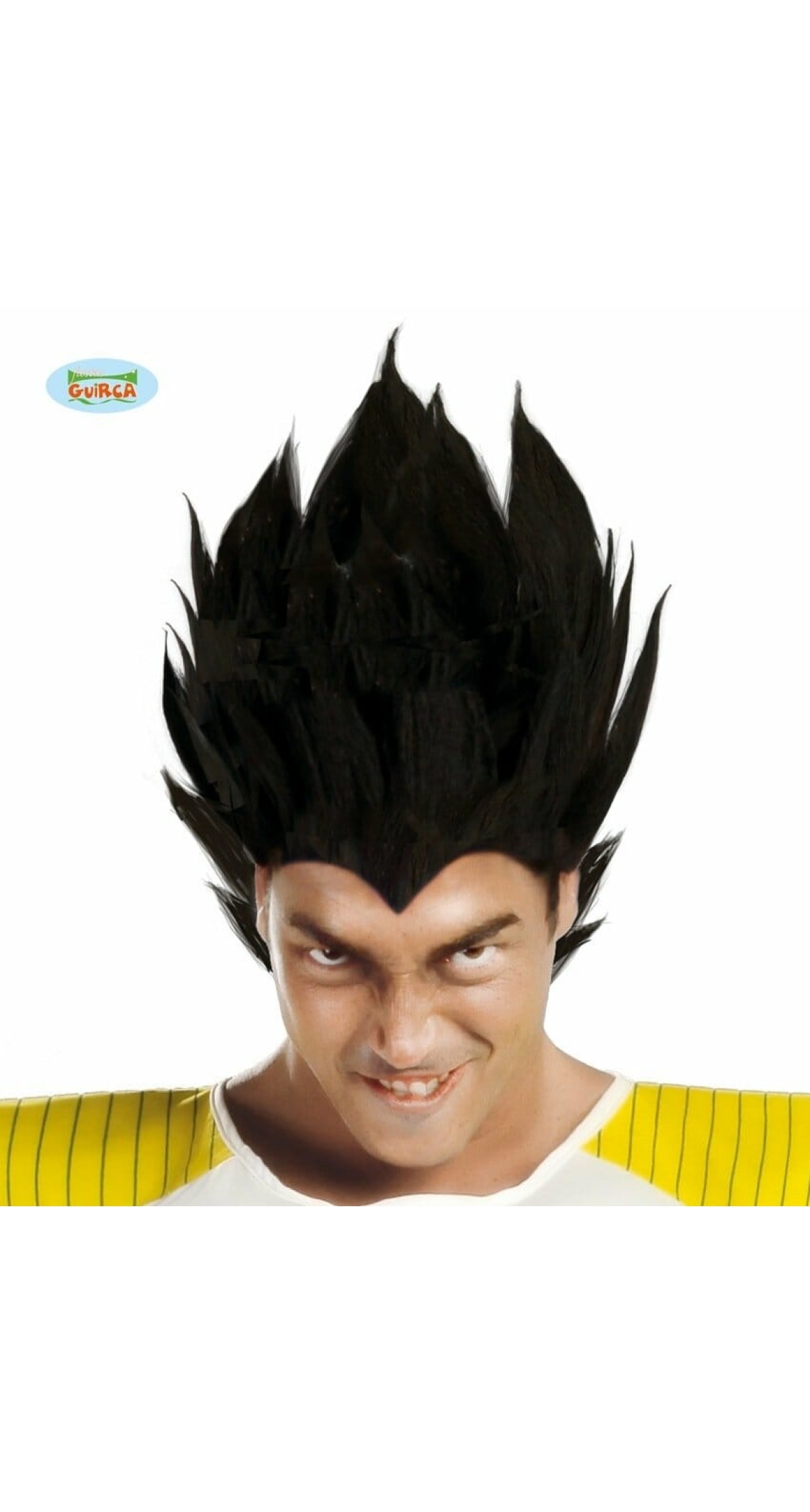 Black Serious Warrior Wig - Adult One Size