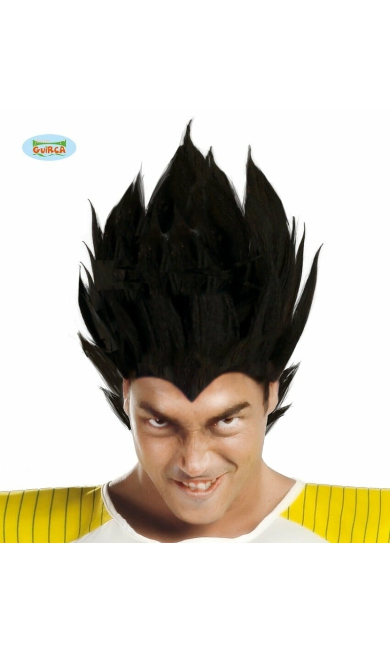 Black Serious Warrior Wig - Adult One Size