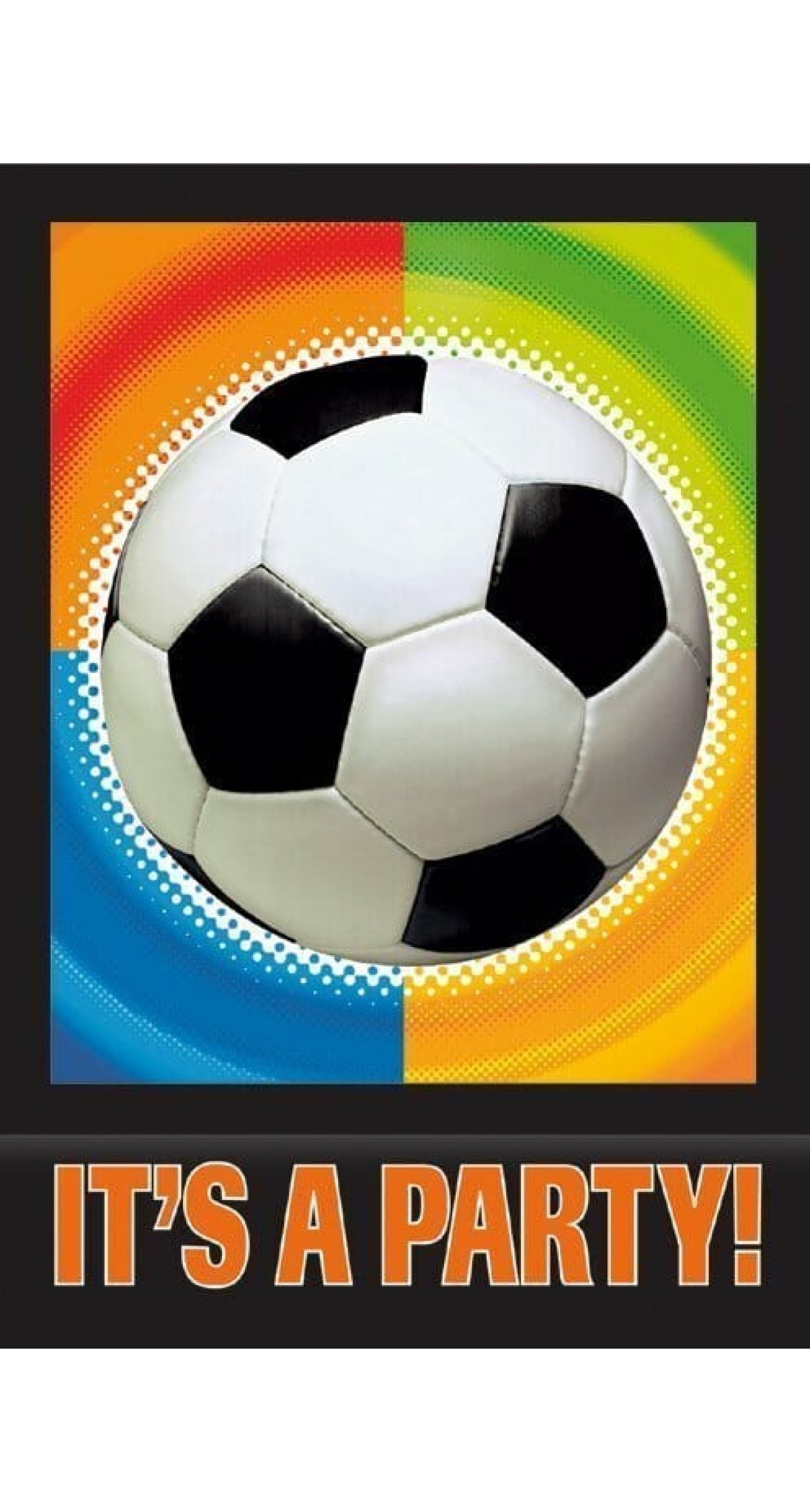 Championship Soccer Invitations - 8pk
