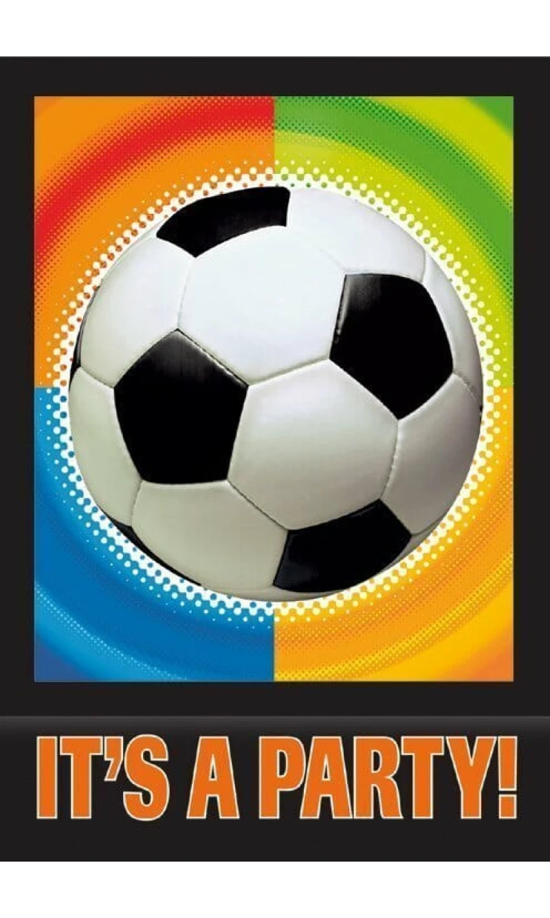 Championship Soccer Invitations - 8pk