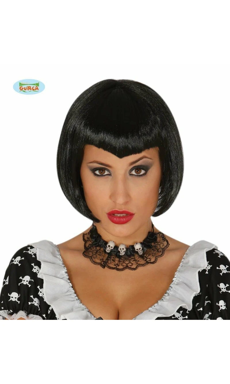 Black Witch Short Wig (Bruja) - Adult One Size